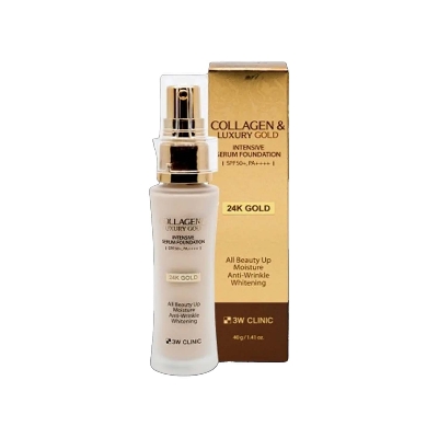Picture of 3W Clinic Collagen & Luxury Gold Intensive Serum Foundation SPF50+ PA++ 40g