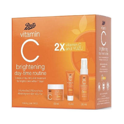 Picture of Boots Vitamin C Brightening Day Time Routine 3pcs Set