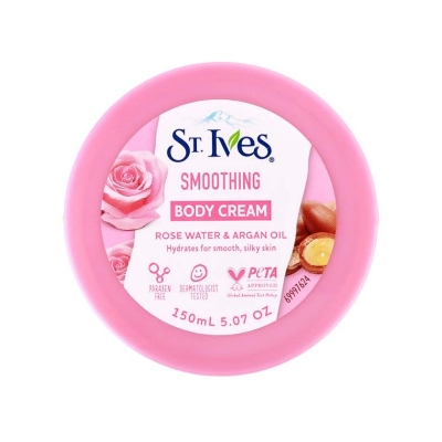 Picture of Stives Rose Water & Argan Oil Smooting Body Cream 150ml
