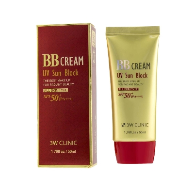 Picture of 3W Clinic BB Cream UV Sun Block SPF 50+ PA+++ 50ml