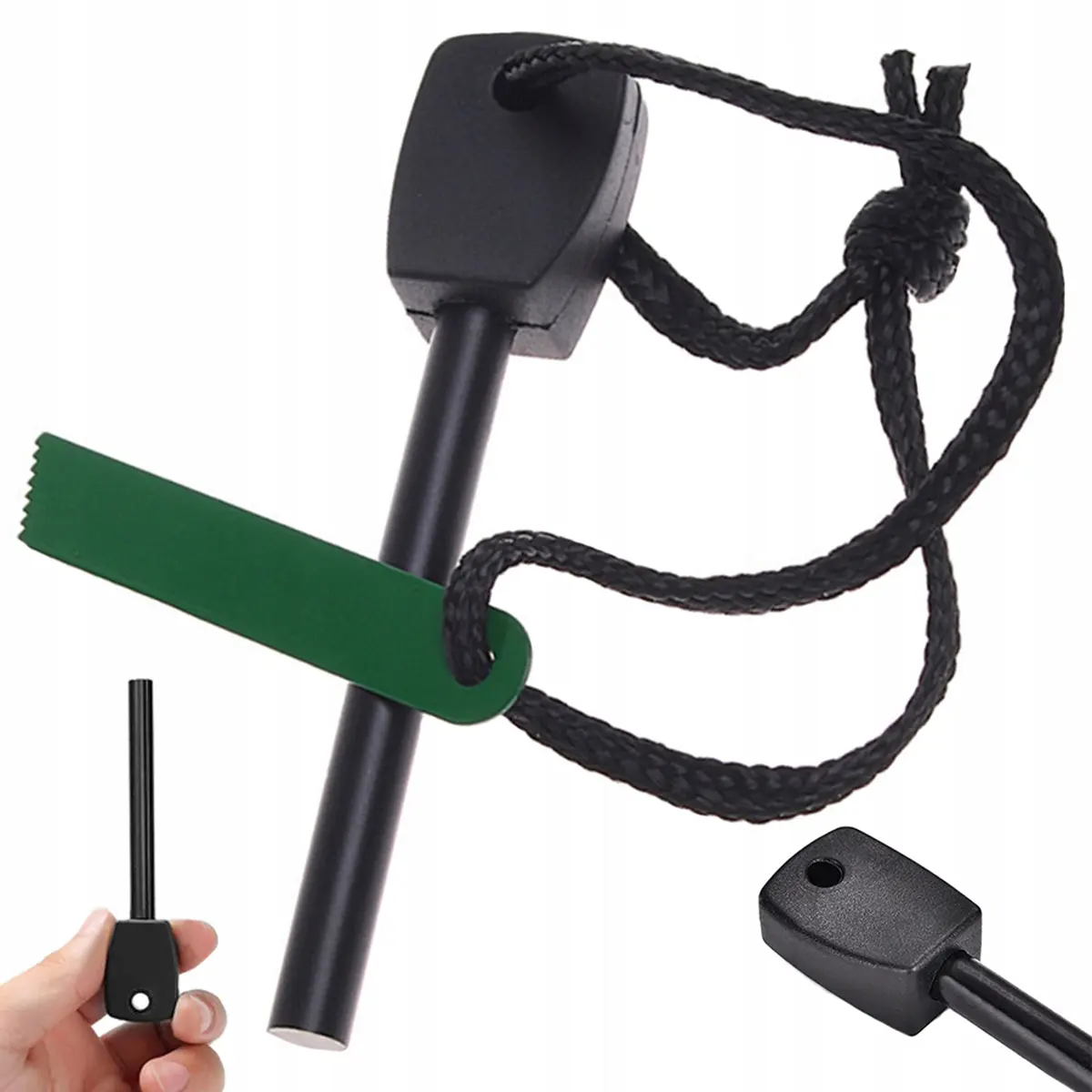 Picture of survival kits -Emergency fire starter magnesium flint