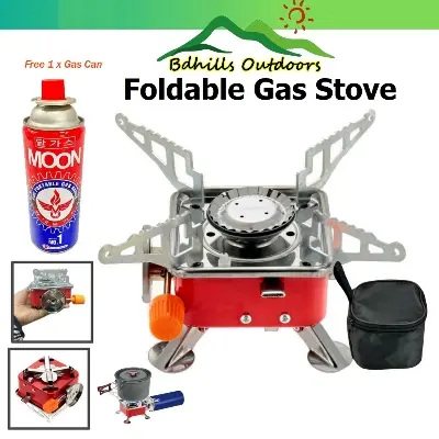 Picture of Portable Camping Stove with free gas can - Compact And Convenient Solution For Outdoor Cooking Adventures