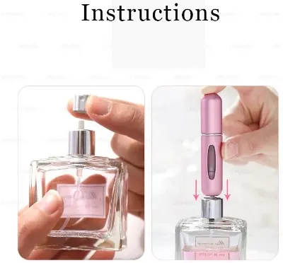 Picture of 5ml Portable Mini Refillable Perfume Bottle / Body spray refill bottle / Refill bottle spray / Mini perfume bottle for travel / Pocket perfume bottle