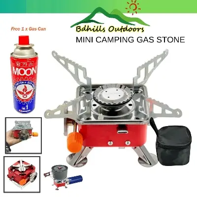 Picture of Foldable Camping Stove for Camping and Outdoors with Free Gas Can