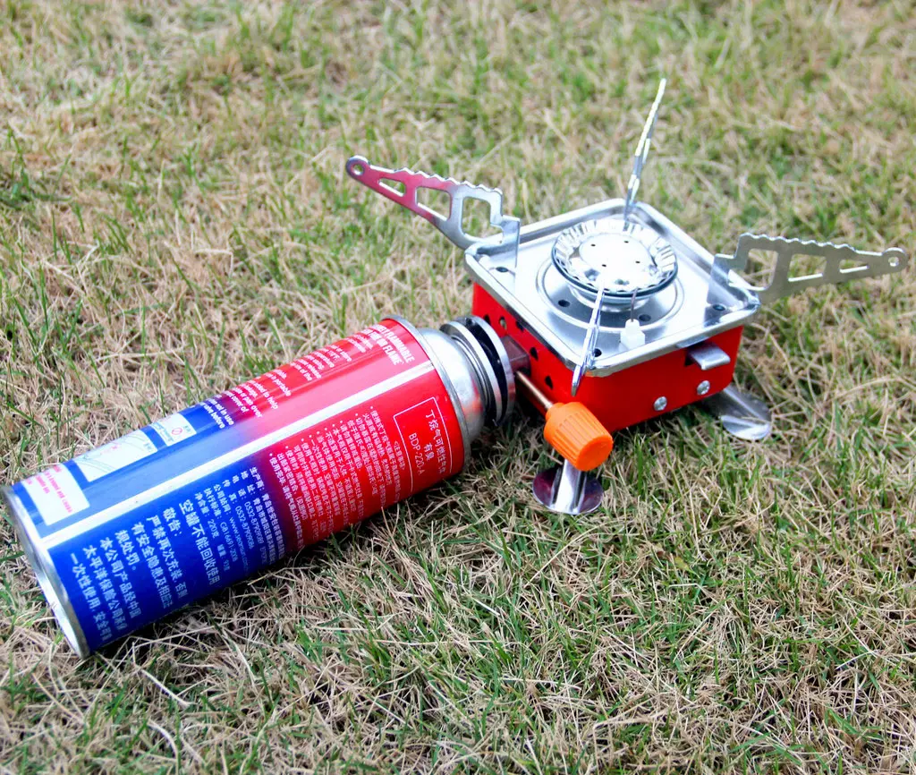 Picture of Foldable Camping Stove for Camping and Outdoors with Free Gas Can