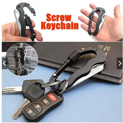 Picture of 5 in 1 multitool with carabiner