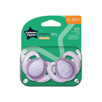 Picture of Tommee Tippee Cherryday Natural Latex Soother 6-18m