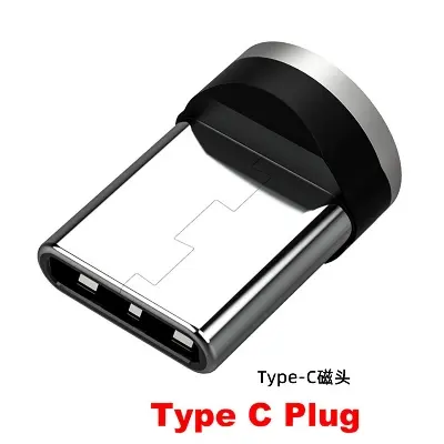 Picture of Magnetic Fast Charging Cable With Led Indicator - Type B / Type C / Type IOS - ( One cable + One head)
