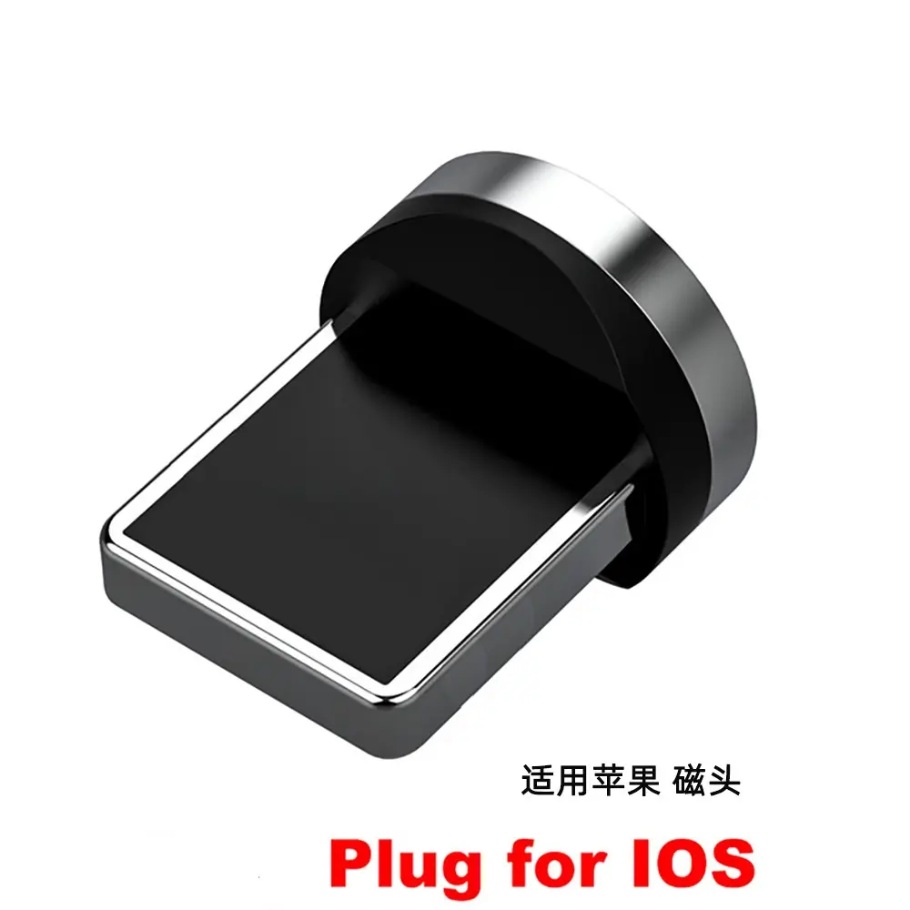 Picture of Magnetic Fast Charging Cable With Led Indicator - Type B / Type C / Type IOS - ( One cable + One head)