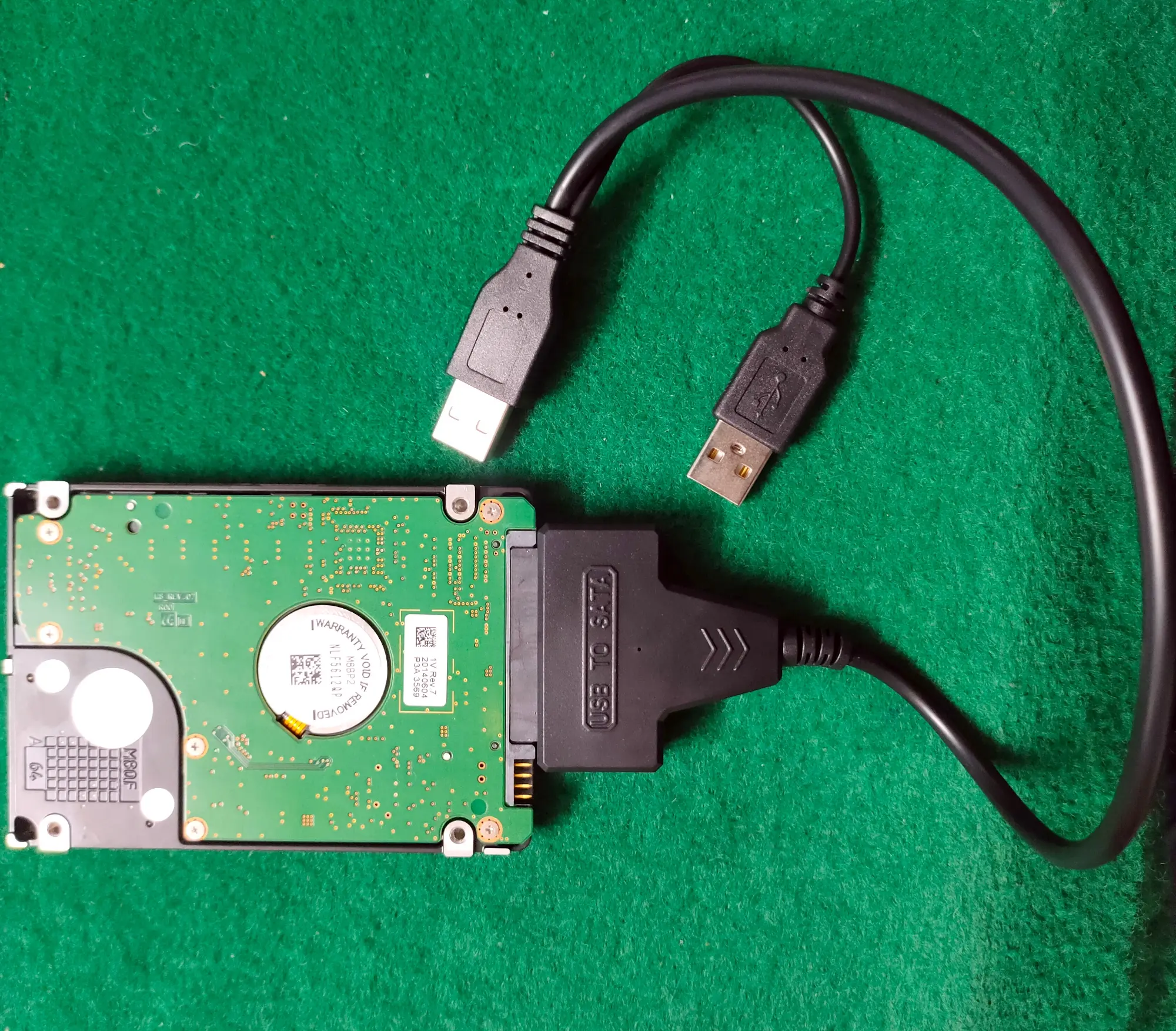 Picture of USB to Sata 2.5” Cable Converter for Laptop Hard Disk HDD