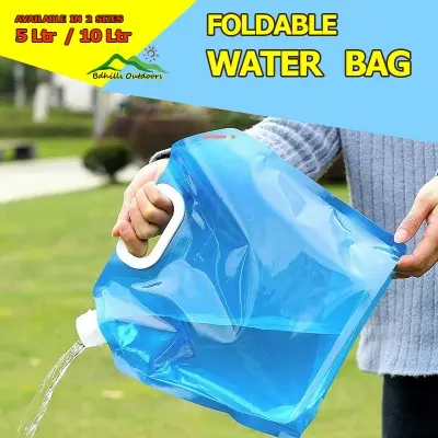 Picture of 10L / 5L Foldable Water Bag with faucet for Camping and Outdoors