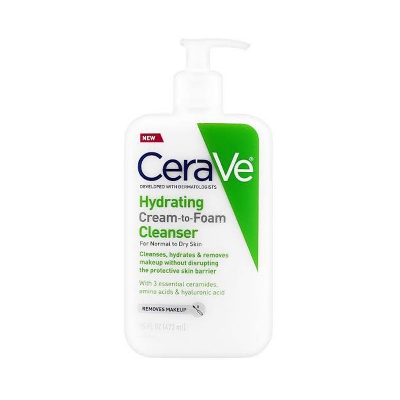 Picture of CeraVe Hydrating Cream To Foam Cleanser, For Normal To Dry Skin 473ml