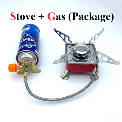 Picture of Safe and Foldable Camping Cart Stove for Camping and Outdoors With Free Gas Can