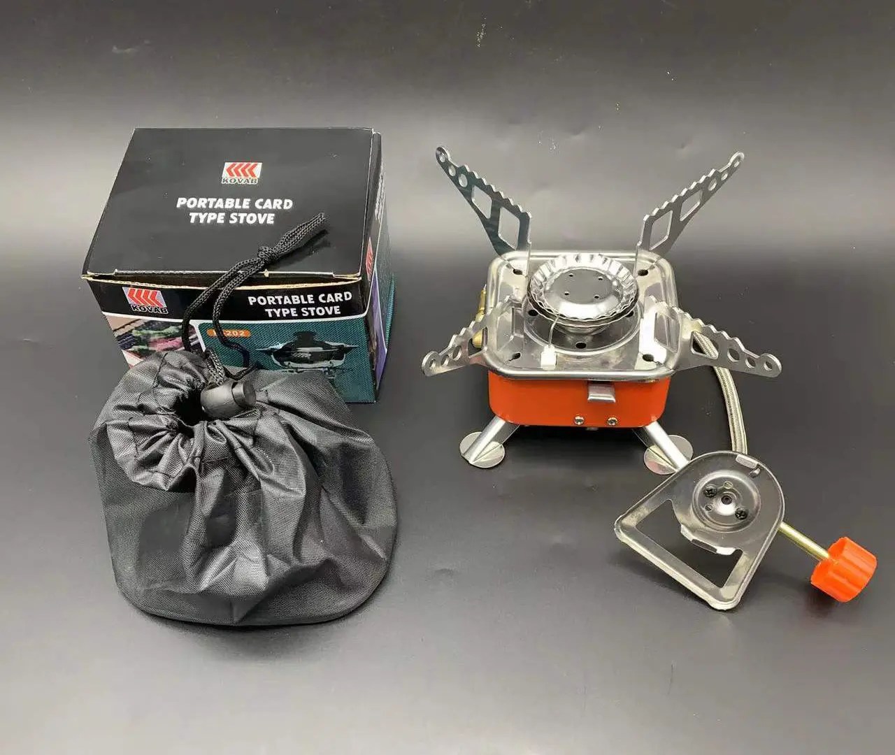 Picture of Safe and Foldable Camping Cart Stove for Camping and Outdoors With Free Gas Can