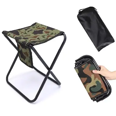 Picture of Foldable Stool Chair for Camping Fishing and Outdoors