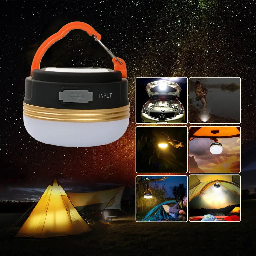 Picture of Tent Light - Rechargeable Tent Light with Power Bank Magnetic Attachcment