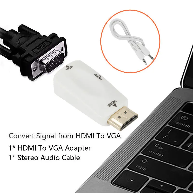 Picture of Seamlessly Connect: Effortlessly link your HDMI devices to VGA monitors