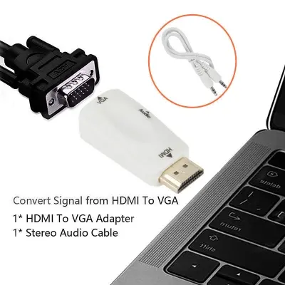 Picture of Seamlessly Connect: Effortlessly link your HDMI devices to VGA monitors