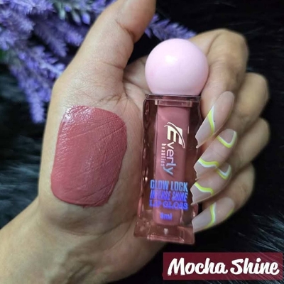 Picture of Everly Beauties Glow Lock Intense Shine Lip Gloss - Mocha Shine