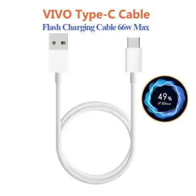 Picture of Flash Charging Fast Charging Cable for Vivo Phones - TYPE C 66W