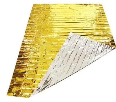 Picture of Portable Thermal Emergency Blanket - A Lightweight and Compact Solution for Keeping Patients Warm and Protected in Any Environment.