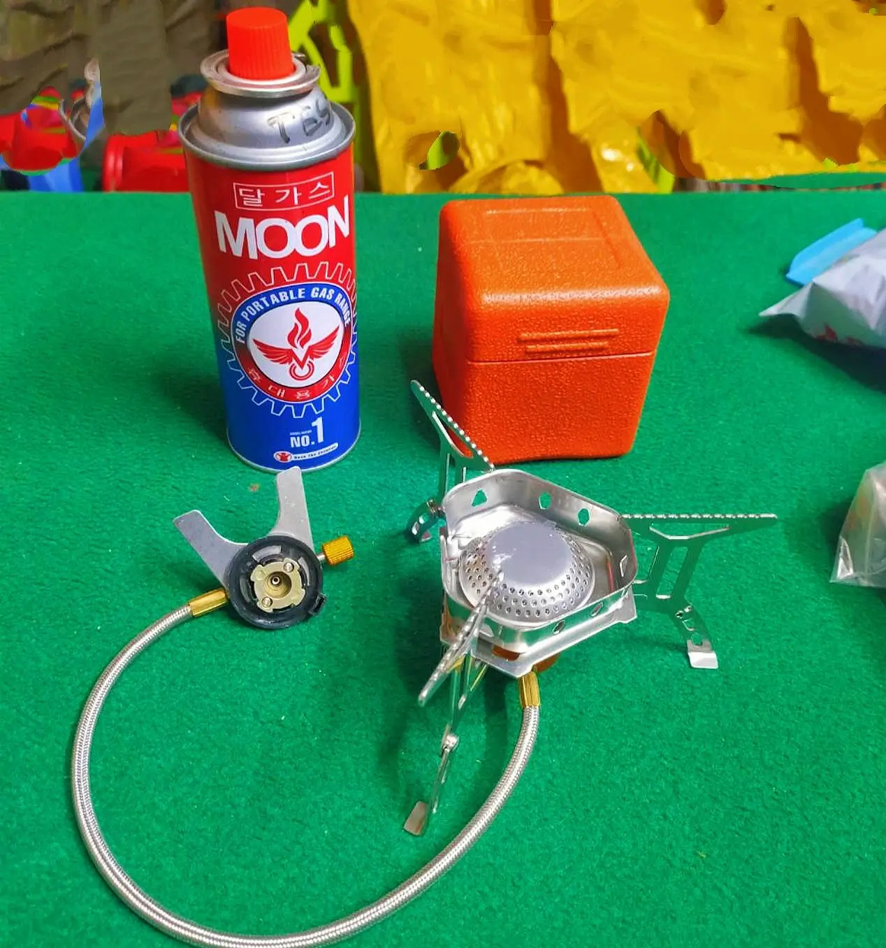 Picture of Portable Camping Stove with One Free Gas Can For Outdoors and Mobility - Model-1B