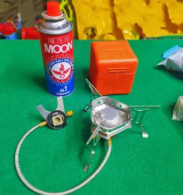 Picture of Portable Camping Stove with One Free Gas Can For Outdoors and Mobility - Model-1B