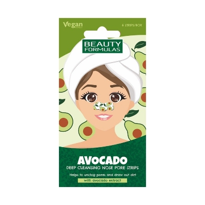 Picture of Beauty Formulas Avocado Deep Cleansing Nose Pore Strips