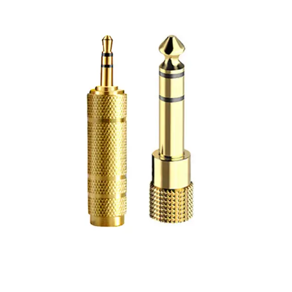 Picture of Stereo Audio Jack Converte 6.35mm to 3.5mm Stereo  & 3.5mm to 6.35mm Stereo  Audio / Aux Converter plug