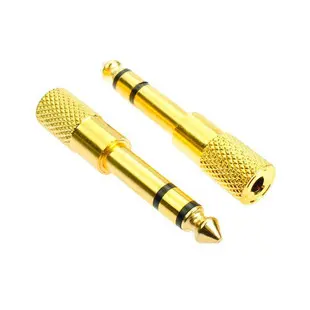 Picture of Stereo Audio Jack Converte 6.35mm to 3.5mm Stereo  & 3.5mm to 6.35mm Stereo  Audio / Aux Converter plug