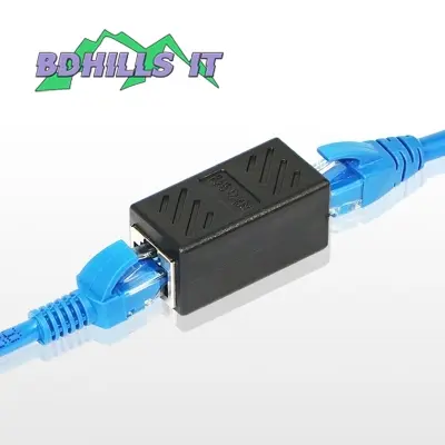 Picture of RJ45 Female To Female CAT6 Network Ethernet LAN Connector Adapter Coupler