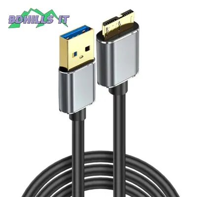 Picture of High Speed USB 3.0 Cable A to Micro B for Portable External Hard Drives -USB Micro B to USB Type A - Portable HDD Cable - High Speed Data Cable- alliance