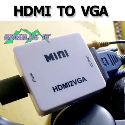 Picture of HDMI to VGA CONVERTER - HDMI FEMALE PORT TO VGA MALE - 1080P - alliance