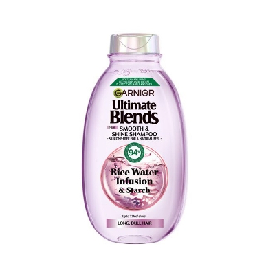 Picture of Garnier Ultimate Blends Rice Water Infusion & Starch Smooth & Shine Shampoo 300ml