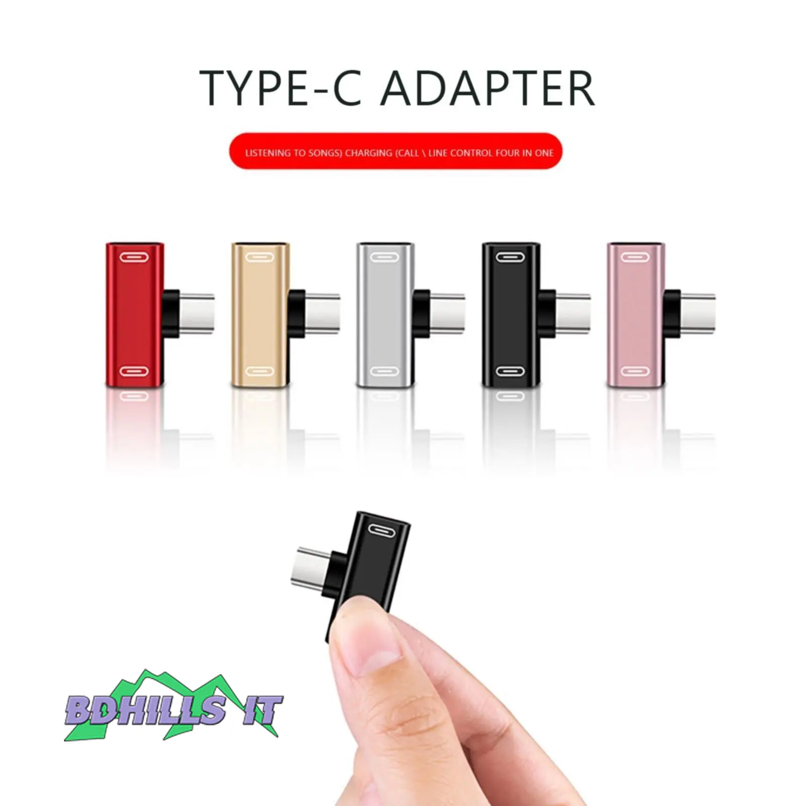 Picture of 2 in1 Dual USB-C Type C Splitter