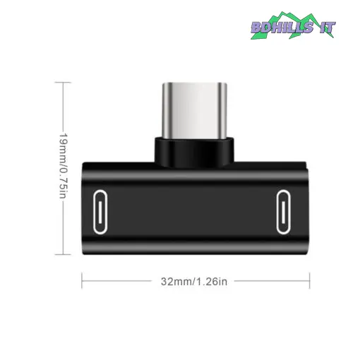 Picture of 2 in1 Dual USB-C Type C Splitter