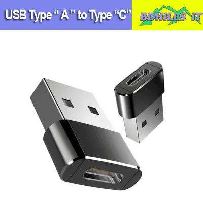 Picture of USB Type A mate to Type C Female Adapter | USB C Adapter USB A Male to USB Type C Female Connector Type-c Adapter |  OTG Type C Female To USB A Male Converter