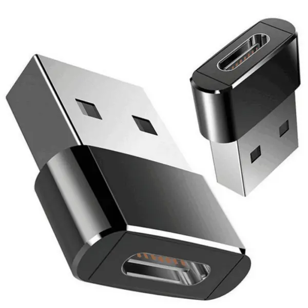 Picture of USB Type A mate to Type C Female Adapter | USB C Adapter USB A Male to USB Type C Female Connector Type-c Adapter |  OTG Type C Female To USB A Male Converter