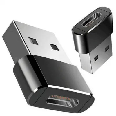 Picture of USB Type A mate to Type C Female Adapter | USB C Adapter USB A Male to USB Type C Female Connector Type-c Adapter |  OTG Type C Female To USB A Male Converter