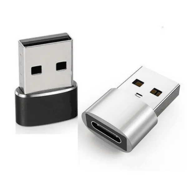 Picture of USB Type A mate to Type C Female Adapter | USB C Adapter USB A Male to USB Type C Female Connector Type-c Adapter |  OTG Type C Female To USB A Male Converter