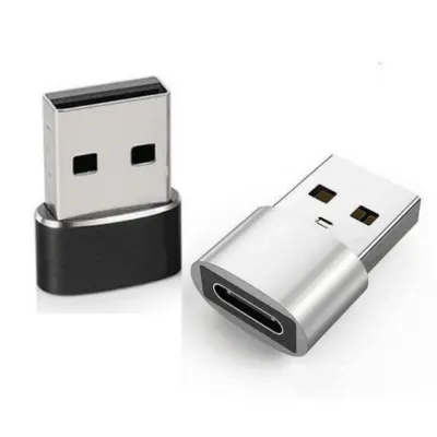 Picture of USB Type A mate to Type C Female Adapter | USB C Adapter USB A Male to USB Type C Female Connector Type-c Adapter |  OTG Type C Female To USB A Male Converter