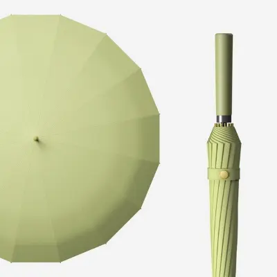 Picture of Creative retro umbrella - Premium Quality Exclusive Design 16 Bone Automatic Open Umbrella - straight rod, anti-storm, business class, double -handed long -handled