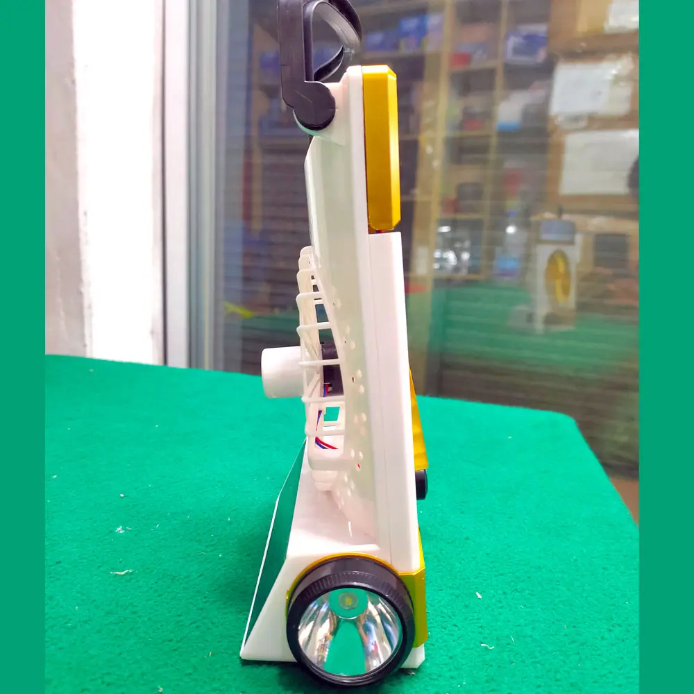 Picture of Rechargeable Fan - Multifunctional Four-In-One Solar Fan With Lamp Flashlight Function,CN Plug and Solar Charging