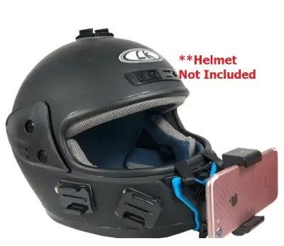 Picture of 5 in 1 Full Face Chin Mount Holder - Helmet Chin Easily Mountable and Removable Mobile Mount or Holder for Motorcycle Helmet