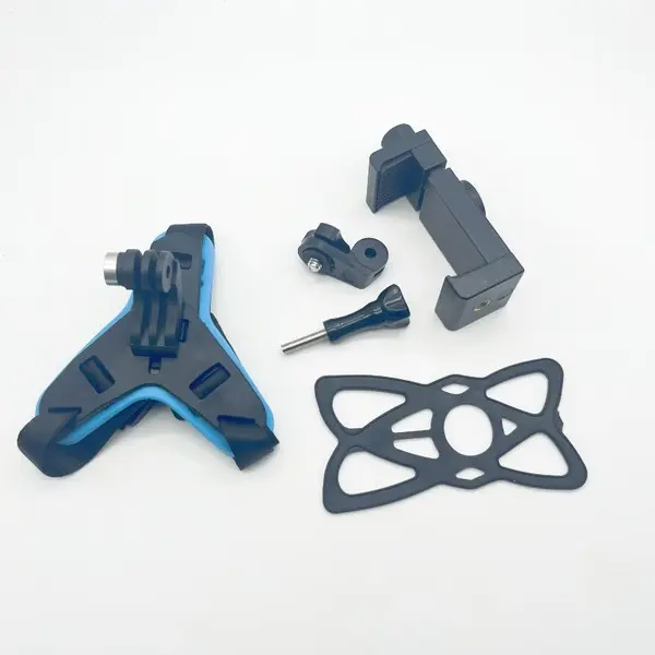 Picture of 5 in 1 Full Face Chin Mount Holder - Helmet Chin Easily Mountable and Removable Mobile Mount or Holder for Motorcycle Helmet