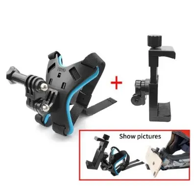 Picture of 5 in 1 Full Face Chin Mount Holder - Helmet Chin Easily Mountable and Removable Mobile Mount or Holder for Motorcycle Helmet