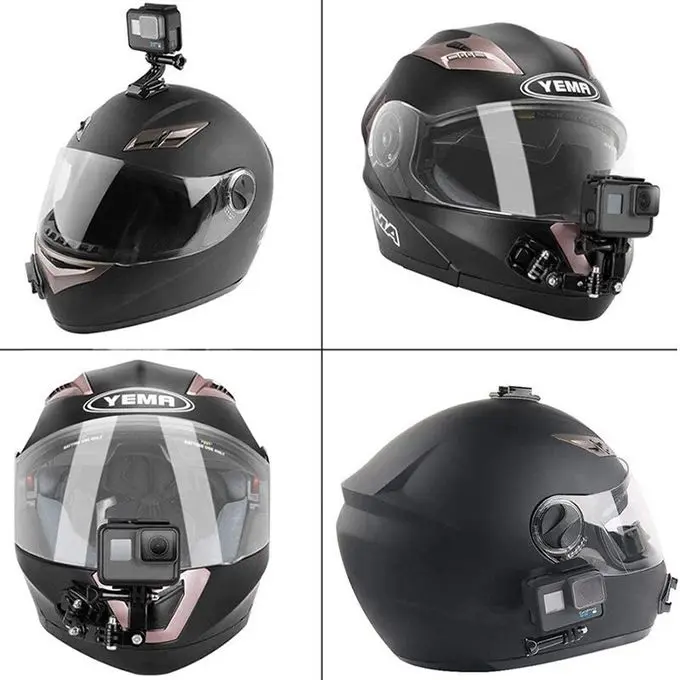 Picture of Action Camera Mount- Motorcycle Adjustable Helmet Chin Mount Compatible with Hero 3/4/5/6/7/8 Cameras