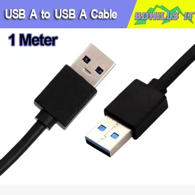 Picture of Both side usb type A male cable - usb to usb cable / usb type a male to usb type a male cable / usb male to male cable USB 3.0