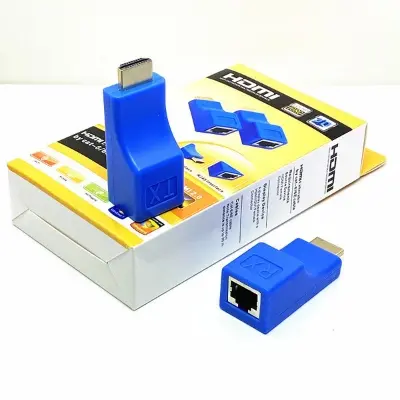 Picture of HDMI to RJ45 - HDMI 30M Extender HD audio and video extender CAT-6 RJ45 to HDMI (1 pair)