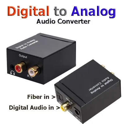 Picture of Digital audio to analog audio converter - sound converter
